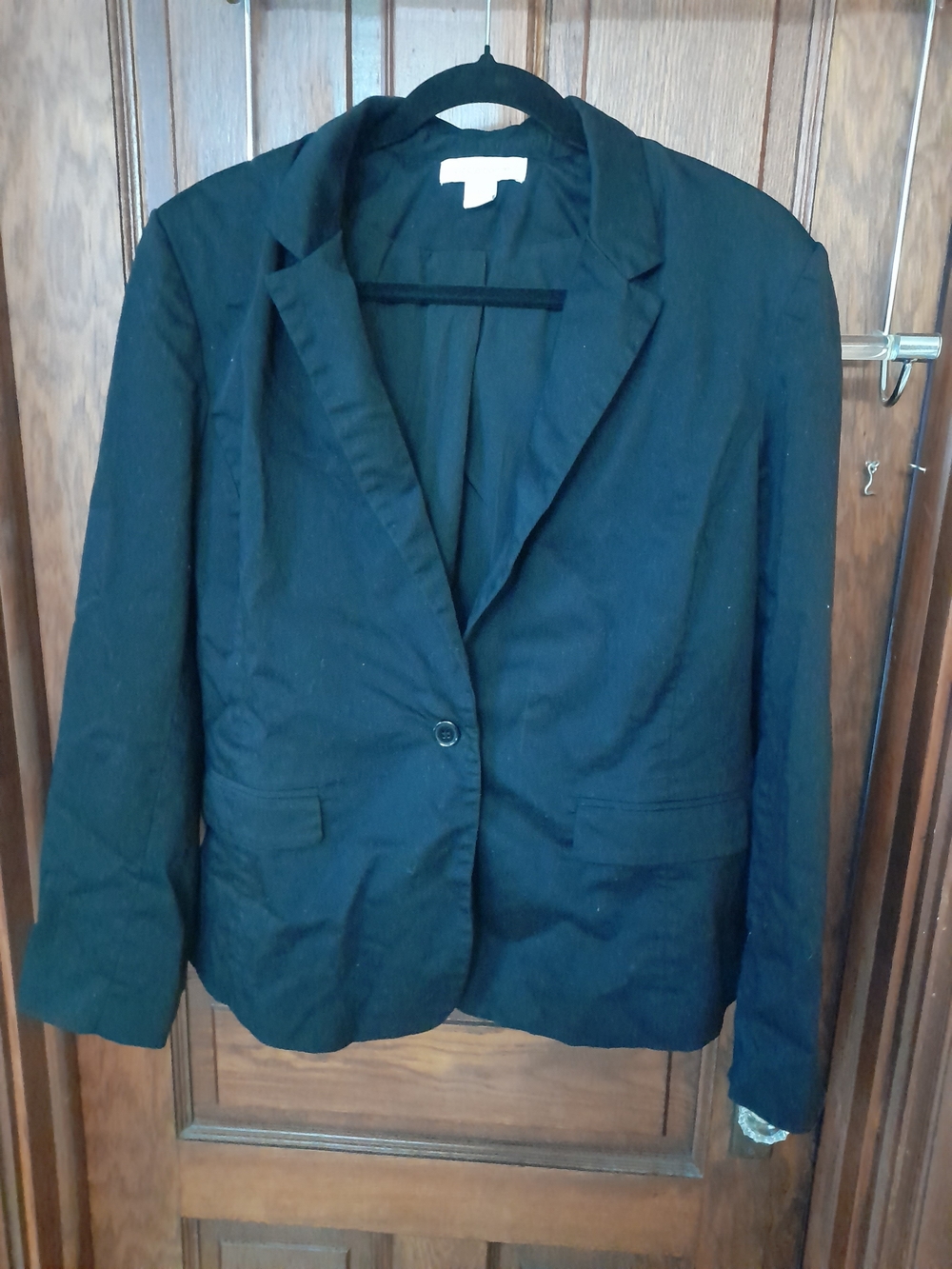 Liz Claiborne Black Single-Button Women's Blazer